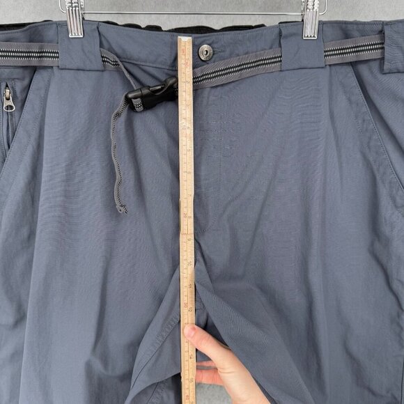 Duluth Mens Dry on the Fly 9" Shorts Size 2XL XXL Gray Blue Nylon Belted Outdoor - Picture 11 of 12